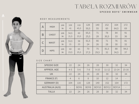 Kąpielówki chłopięce spodenki kąpielowe Speedo Hyperboom Panel Jammer