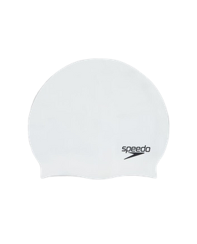 Czepek pływacki juniorski Speedo Plain Flat White