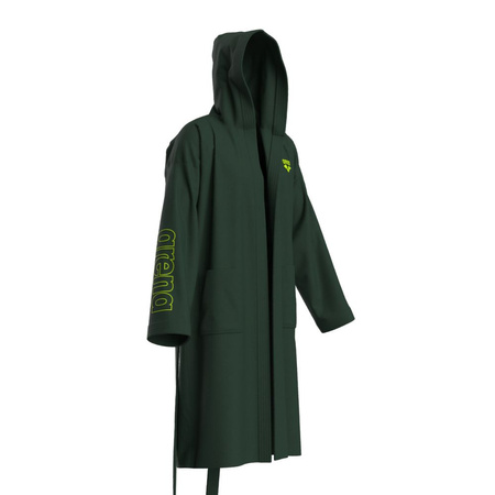 Szlafrok kąpielowy unisex Arena Zeppelin Light Robe Dark Sage Arctic Lime
