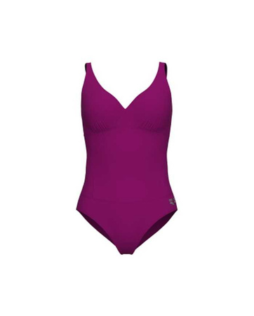 Strój kąpielowy damski Arena Women's Bodylift Swimsuit Maura U Back Grape Violet