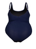 Strój kąpielowy damski Arena Women's Bodylift Jewel One Piece Plus Size Navy Bali Green