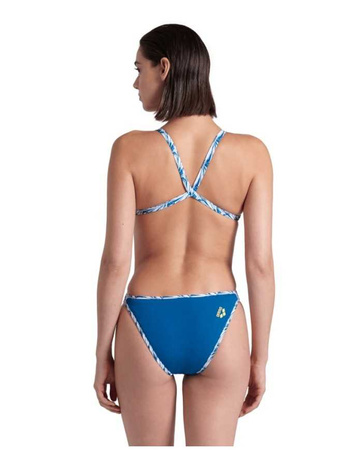 Damski strój kąpielowy jednoczęściowy Arena Women's Rule Breaker Hooked Rev One Piece R White Multi Blue Cosmo