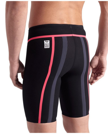 Strój startowy męski Arena Men's Powerskin Carbon Core Flex Le Jammer 51 Black Fluo Yellow