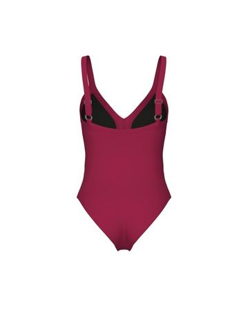 Strój kąpielowy damski Arena Women's Bodylift Lara Soft Curve Back Red Onion