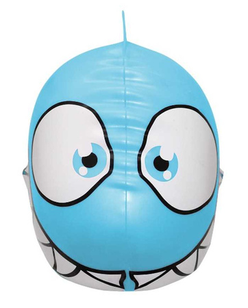 Czepek pływacki na basen dla dzieci Aqua-Sport Junior Swim Cap Shark Blue White