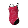 Strój kąpielowy damski Arena Women's Fireflow Swimsuit Challenge Black Team Red