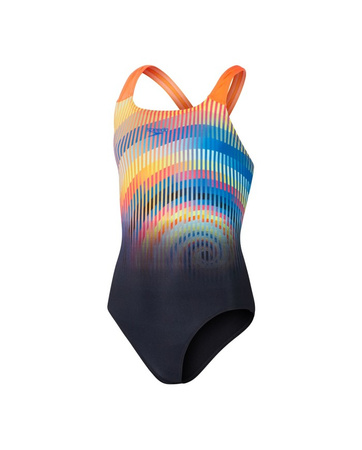 Strój kąpielowy jednoczęściowy dziewczęcy na basen Speedo Digital Orange
