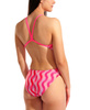 Strój kąpielowy damski Arena Women's Pipple Print Swimsuit Challenge Multi Pink Shocking Pink