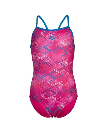 Strój kąpielowy dziewczęcy Arena Girl's Daly Light Drop Freak Rose Blue China