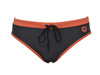 Kąpielówki slipy męskie Arena Men's Fundamentals Borders Brief Asphalt Floreale
