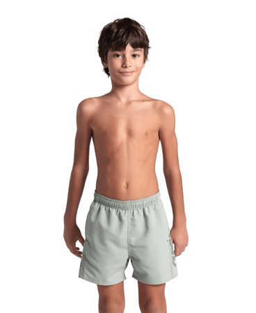 Szorty kąpielówki chłopięce Arena Boy's Junior Fundamentals Logo Boxer Jade Black
