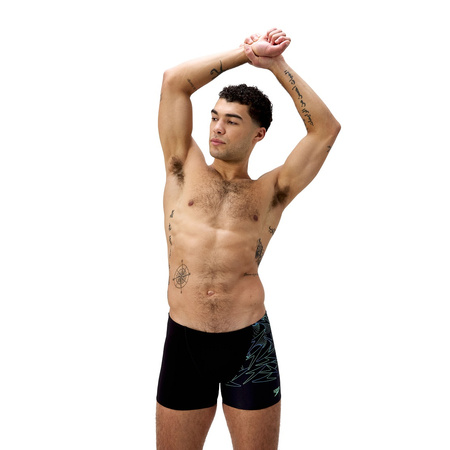 Kąpielówki męskie spodenki kąpielowe Speedo HyperBoom Black Green