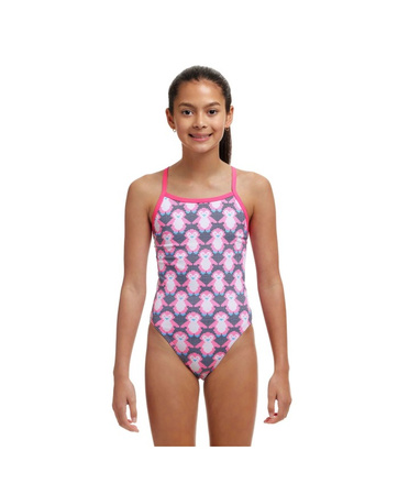 Strój kąpielowy jednoczęściowy dziewczęcy na basen Funkita Single Strip
