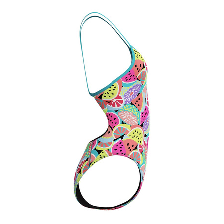 Strój kąpielowy jednoczęściowy damski na basen Speedo Printed Turnback Multi