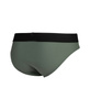Kąpielówki slipy męskie Arena Men's Bicolore Elastic Brief Sage Black