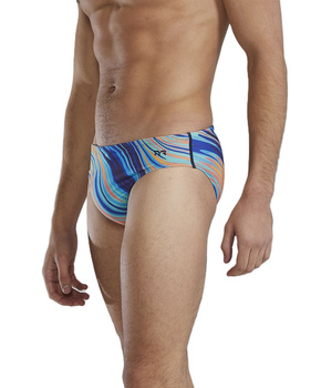 Kąpielówki męskie slipy kąpielowe na basen TYR Brief Riptidal