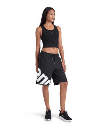 Spodenki szorty damskie Arena Women's Logo Bermuda Black White