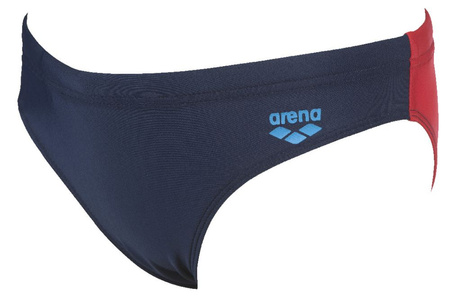 Kąpielówki slipy chłopięce Arena Boy's Friends Kids Brief Navy Cherry Red