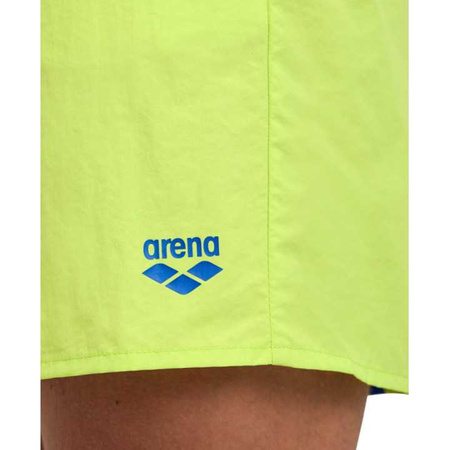 Spodenki szorty męskie Arena Men Pro File Beach Boxer Soft Green Neon Blue
