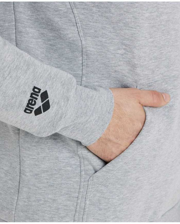 Bluza sportowa z kapturem Arena Hooded Sweat Logo Medium Grey Heather