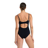 Strój kąpielowy damski Arena Women's Bodylift Francy Strap Back Black White Multi