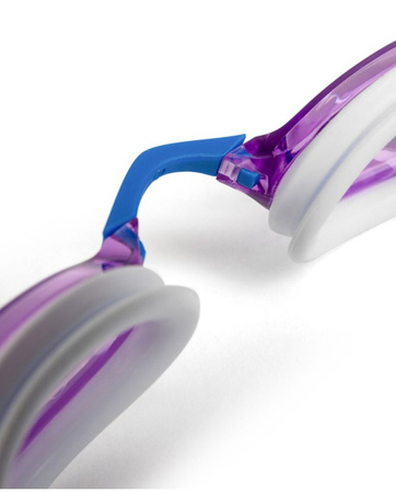 Okulary pływackie na basen Arena Python Violet White Blue