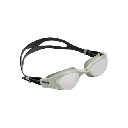 Okulary pływackie na basen Arena The One Mirror Silver Jade Black