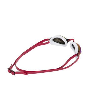 Okulary pływackie treningowe Arena Python Mirror Copper White Red Wine