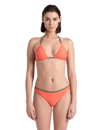 Strój kąpielowy damski Arena Women's Profile String Bikini Triangle Calypso Coral Sage