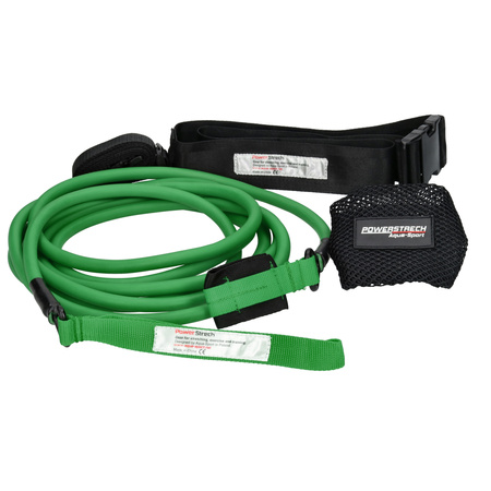 Guma treningowa do pływania Aqua-Sport Powerstrech Long Belt Slider Resistance + Worek Gratis