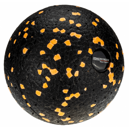 Piłka do masażu Aqua-Sport Powerstrech Ball EPP Black Orange 8cm