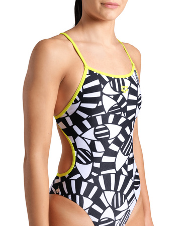 Strój kąpielowy damski jednoczęściowy na basen Arena Open Your Eyes