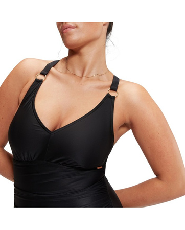 Strój kąpielowy jednoczęściowy damski na basen Speedo V Shaping Black