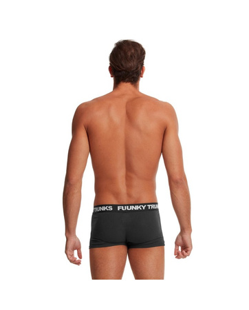 Bielizna męska bokserki spodenki bawełniane Funky Trunks Black Attack