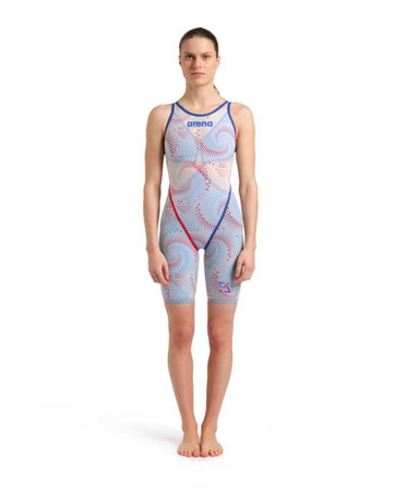 Strój startowy damski Arena Powerskin Carbon Glide OpenBack Fireflow