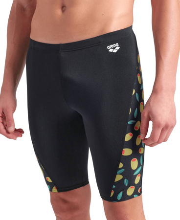 Kąpielówki jammery męskie Arena Men's Olives Swim Jammer Black Multi