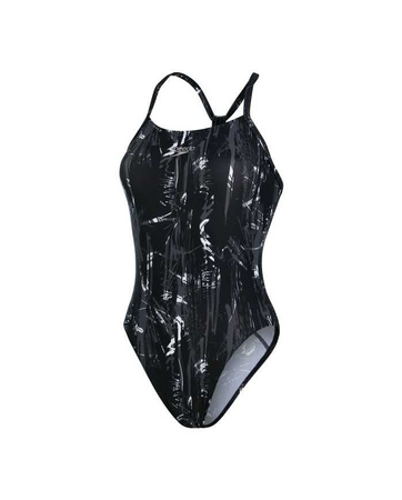 Strój kąpielowy damski Speedo Allover Rippleback Black