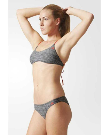Góra od bikini damska dwustronna Adidas Women Beach Volleyball Dark Grey