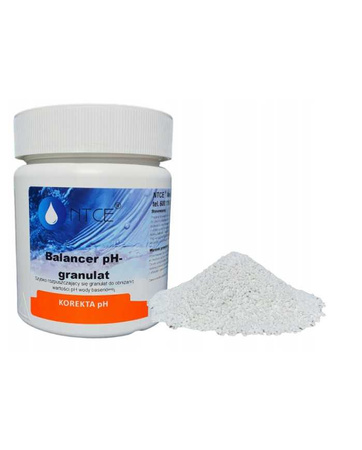 Granulat regulator pH wody basenowej rozpuszczalny chemia basenowa