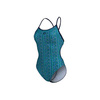 Strój kąpielowy damski Arena Women's Starfish Swimsuit Lace Back Navy Tueruoise Multi