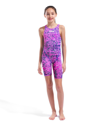 Strój startowy dziewczęcy Arena Girl's Powerskin ST Next Limited Edition Open Back Junior Snake Pink
