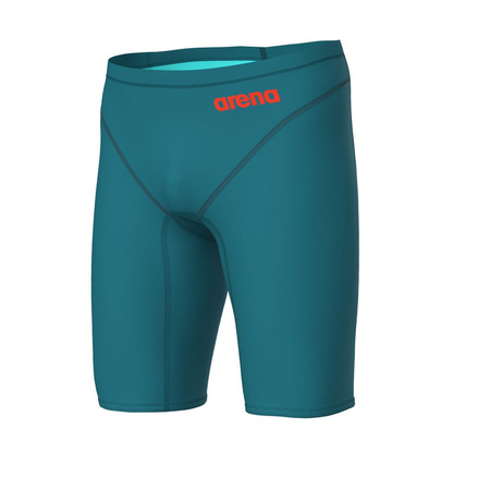 Strój startowy męski Arena Men's Powerskin Impulso Limited Edition  Jammer Biscay Bay-Cherry 