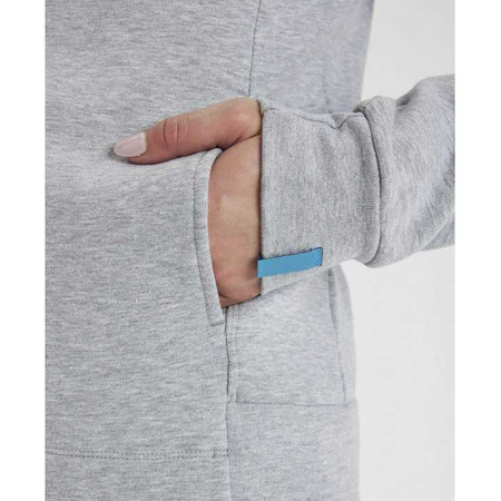 Damska sportowa rozpinana bluza Arena Women's Team Hooded Jacket Panel Medium Grey Heather