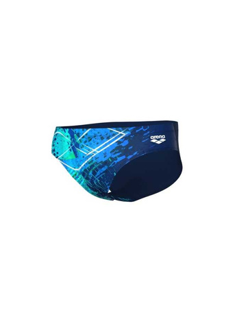 Kąpielówki slipy męskie Arena Men's Funny Spot Briefs Navy Multi