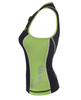 Koszulka top damski Arena Women's Tritop Black/Pea Green