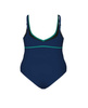 Strój kąpielowy damski Arena Women's Bodylift Plus Size Jennifer Wing Back
