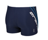 Kąpielówki bokserki męskie Arena Men's Bystar Short Navy Pix Blue White