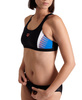 Strój kąpielowy damski Arena Womne's Threefold Two Pieces Black Blue China White