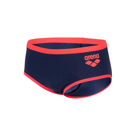 Slipy kąpielowe męskie Arena Men's One Briefs Swim Logo Big Logo Navy Fluo Red