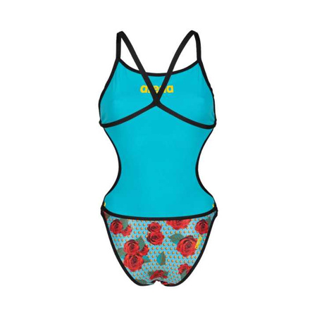 Strój kąpielowy damski Arena Women's Rule Breaker Hooked Rev Swimsuit Martinica Black Multi